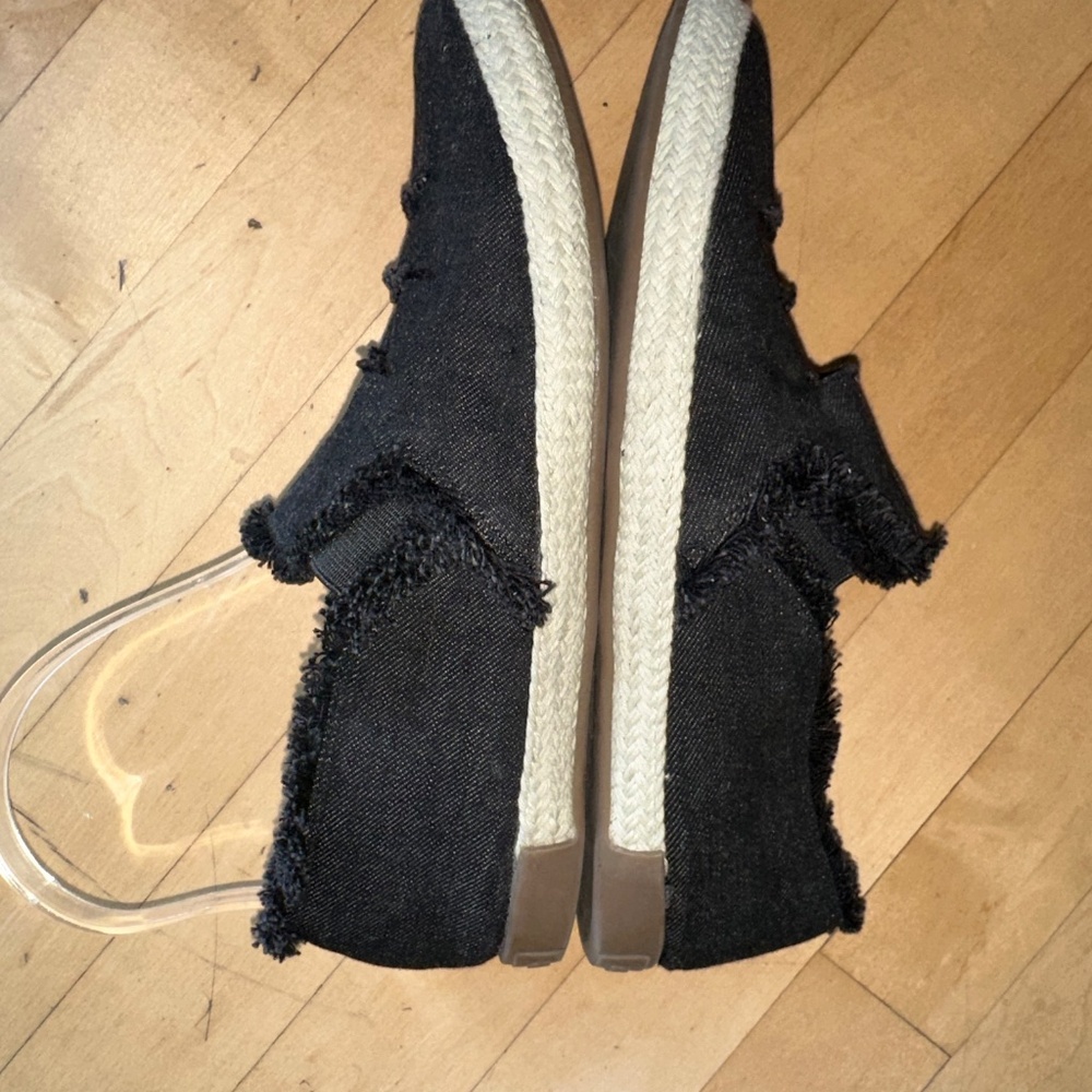 Adam Tucker by Me Too Marin 12 black denim espadrille slip on, CB2392 - Picture 4 of 7
